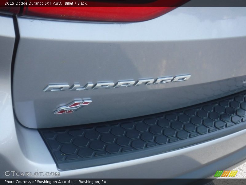 Billet / Black 2019 Dodge Durango SXT AWD