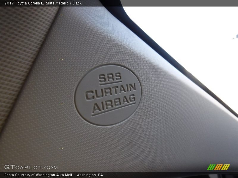 Slate Metallic / Black 2017 Toyota Corolla L