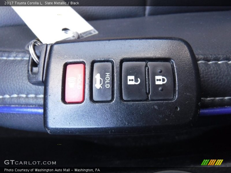 Slate Metallic / Black 2017 Toyota Corolla L