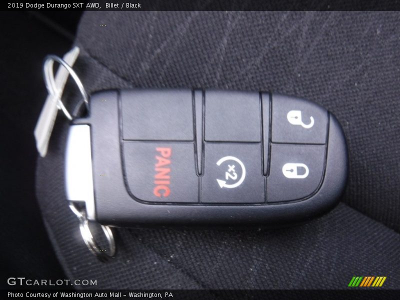 Billet / Black 2019 Dodge Durango SXT AWD