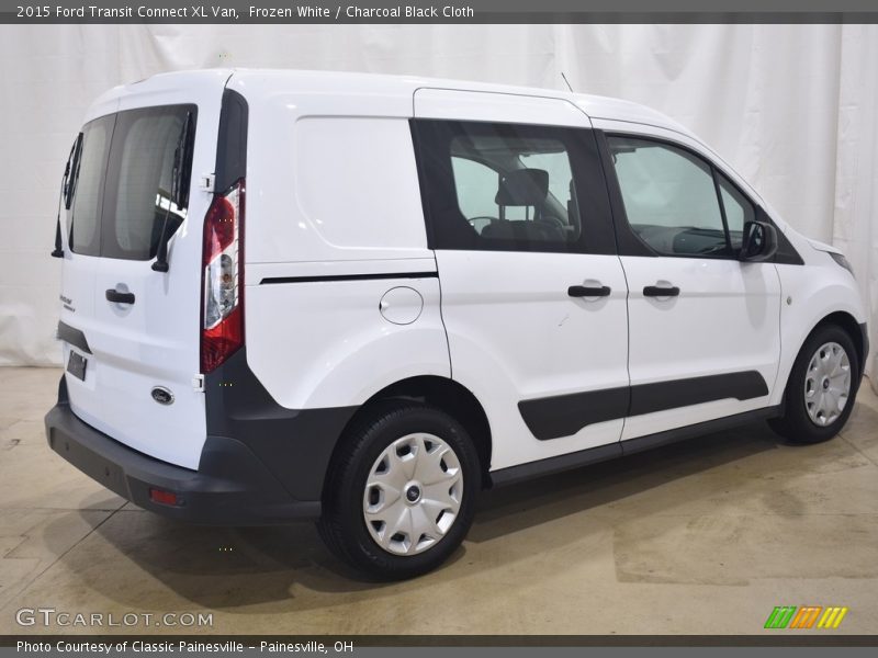 Frozen White / Charcoal Black Cloth 2015 Ford Transit Connect XL Van