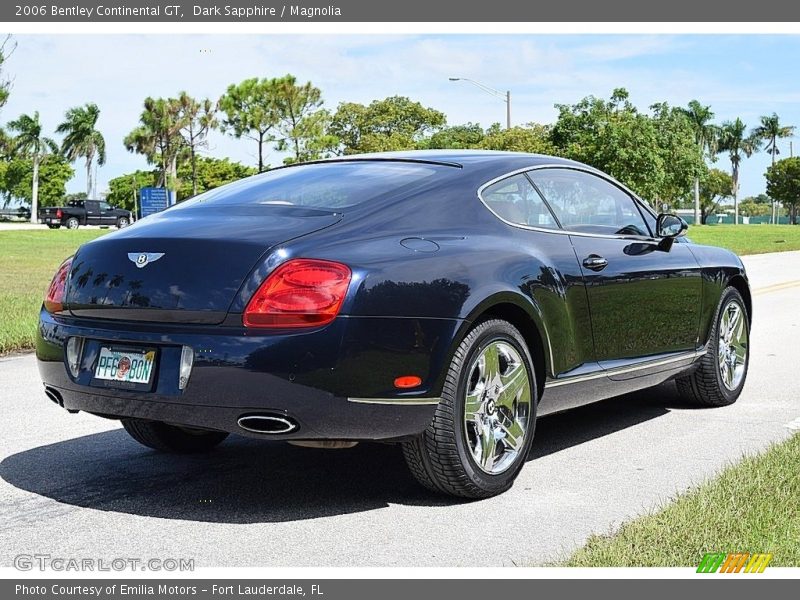 Dark Sapphire / Magnolia 2006 Bentley Continental GT