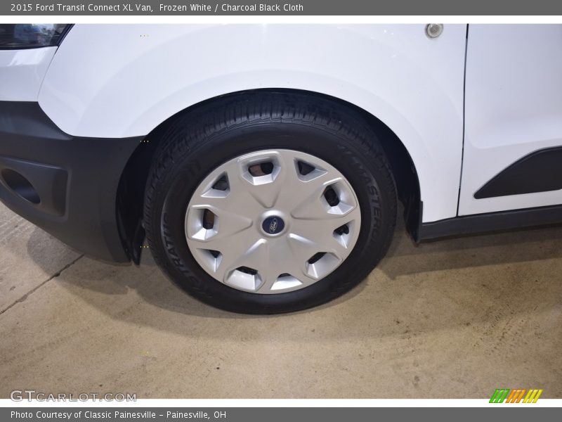 Frozen White / Charcoal Black Cloth 2015 Ford Transit Connect XL Van