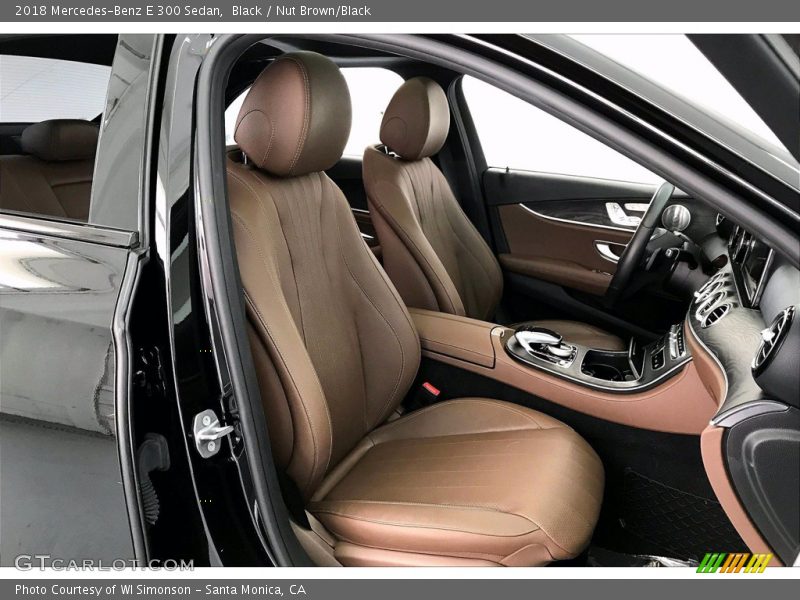 Black / Nut Brown/Black 2018 Mercedes-Benz E 300 Sedan