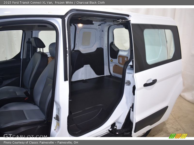 Frozen White / Charcoal Black Cloth 2015 Ford Transit Connect XL Van