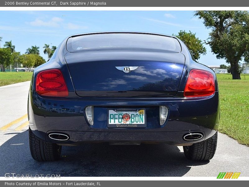 Dark Sapphire / Magnolia 2006 Bentley Continental GT