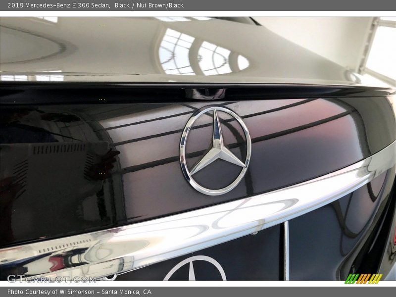 Black / Nut Brown/Black 2018 Mercedes-Benz E 300 Sedan