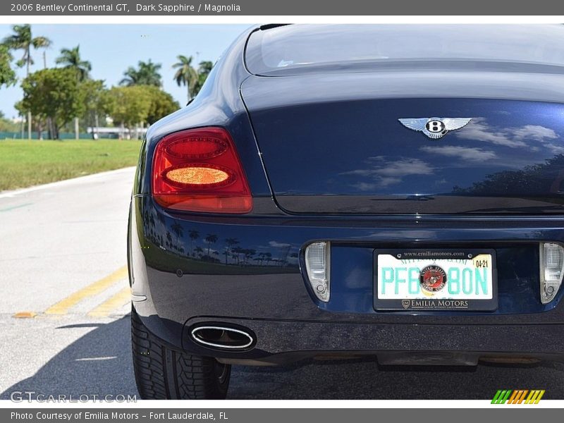 Dark Sapphire / Magnolia 2006 Bentley Continental GT