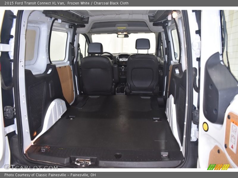 Frozen White / Charcoal Black Cloth 2015 Ford Transit Connect XL Van