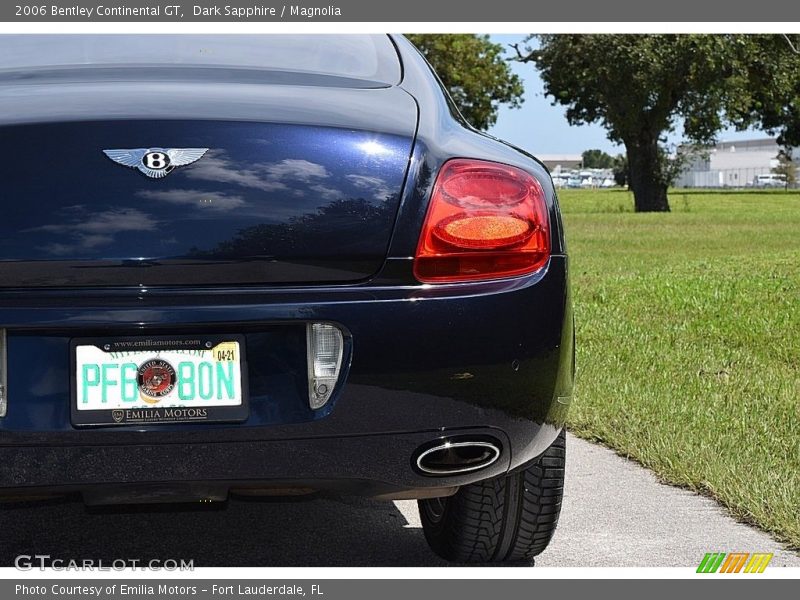 Dark Sapphire / Magnolia 2006 Bentley Continental GT