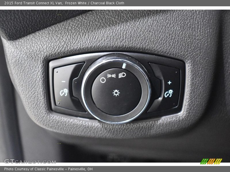 Frozen White / Charcoal Black Cloth 2015 Ford Transit Connect XL Van
