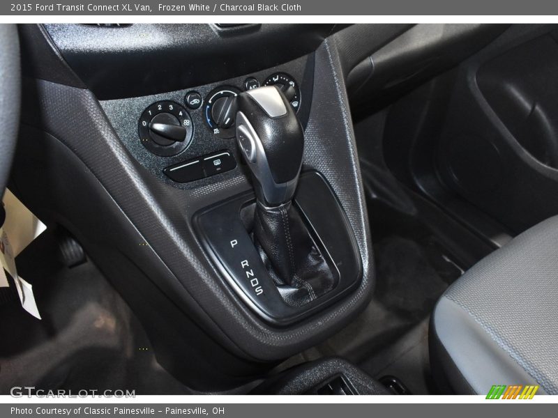 Frozen White / Charcoal Black Cloth 2015 Ford Transit Connect XL Van