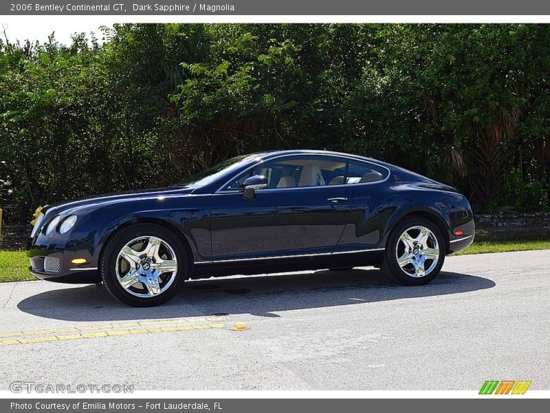 Dark Sapphire / Magnolia 2006 Bentley Continental GT