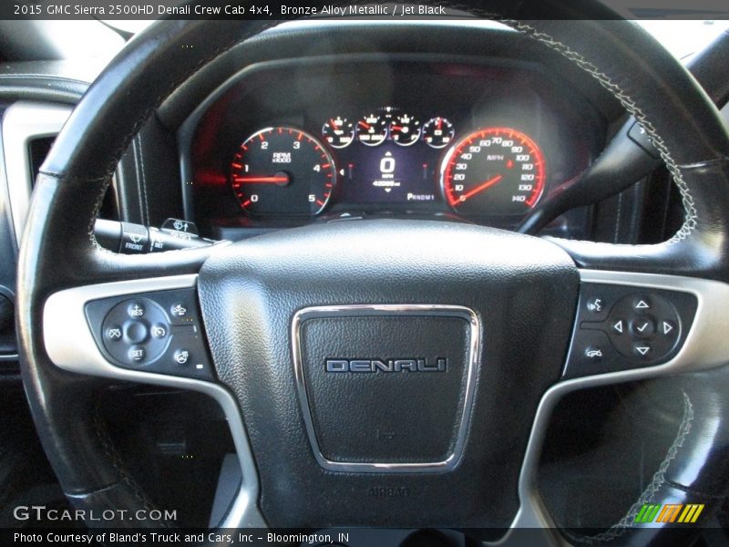 Bronze Alloy Metallic / Jet Black 2015 GMC Sierra 2500HD Denali Crew Cab 4x4