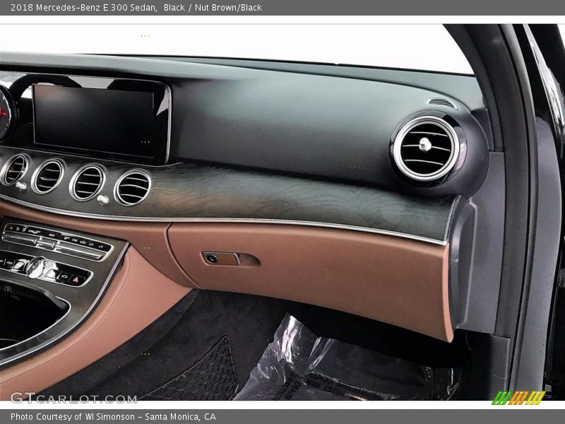 Black / Nut Brown/Black 2018 Mercedes-Benz E 300 Sedan