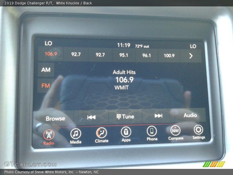 White Knuckle / Black 2019 Dodge Challenger R/T