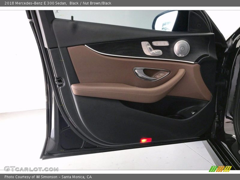 Black / Nut Brown/Black 2018 Mercedes-Benz E 300 Sedan