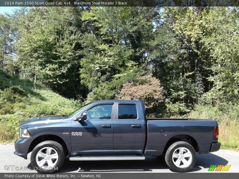 Maximum Steel Metallic / Black 2014 Ram 1500 Sport Quad Cab 4x4