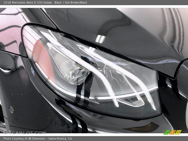 Black / Nut Brown/Black 2018 Mercedes-Benz E 300 Sedan