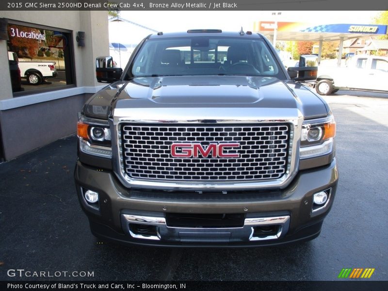 Bronze Alloy Metallic / Jet Black 2015 GMC Sierra 2500HD Denali Crew Cab 4x4