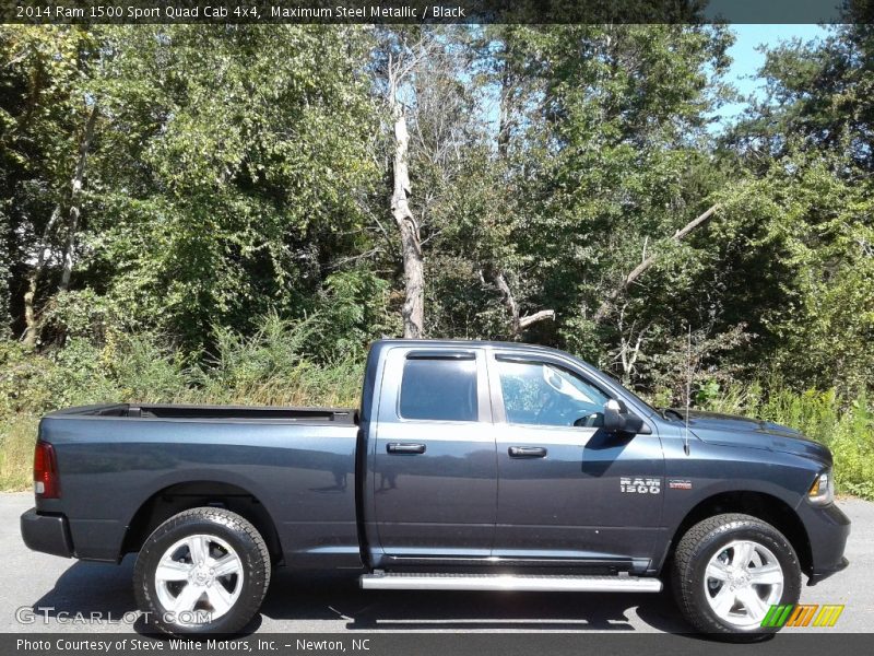 Maximum Steel Metallic / Black 2014 Ram 1500 Sport Quad Cab 4x4