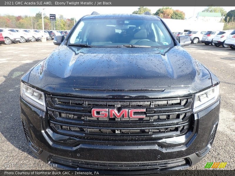 Ebony Twilight Metallic / Jet Black 2021 GMC Acadia SLE AWD
