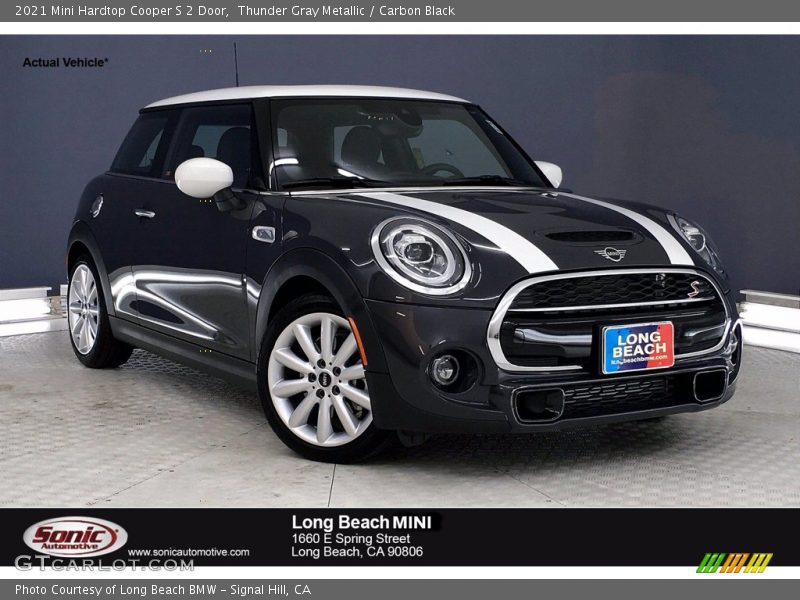 Thunder Gray Metallic / Carbon Black 2021 Mini Hardtop Cooper S 2 Door