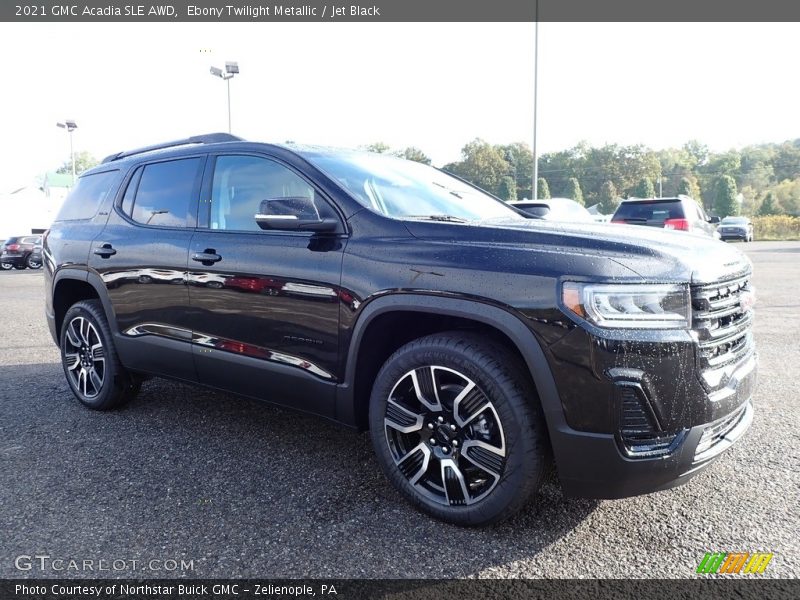 Ebony Twilight Metallic / Jet Black 2021 GMC Acadia SLE AWD