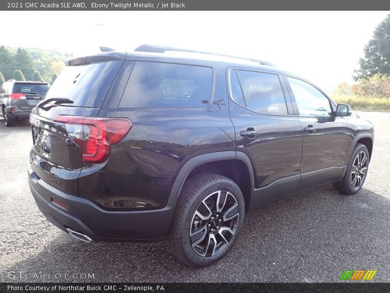 Ebony Twilight Metallic / Jet Black 2021 GMC Acadia SLE AWD
