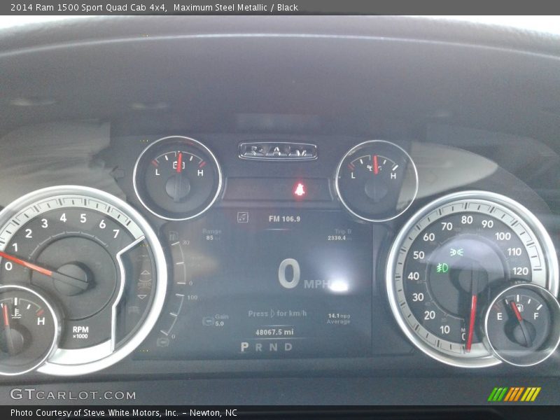 Maximum Steel Metallic / Black 2014 Ram 1500 Sport Quad Cab 4x4