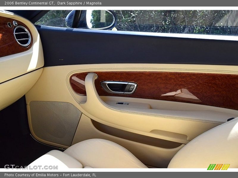 Dark Sapphire / Magnolia 2006 Bentley Continental GT