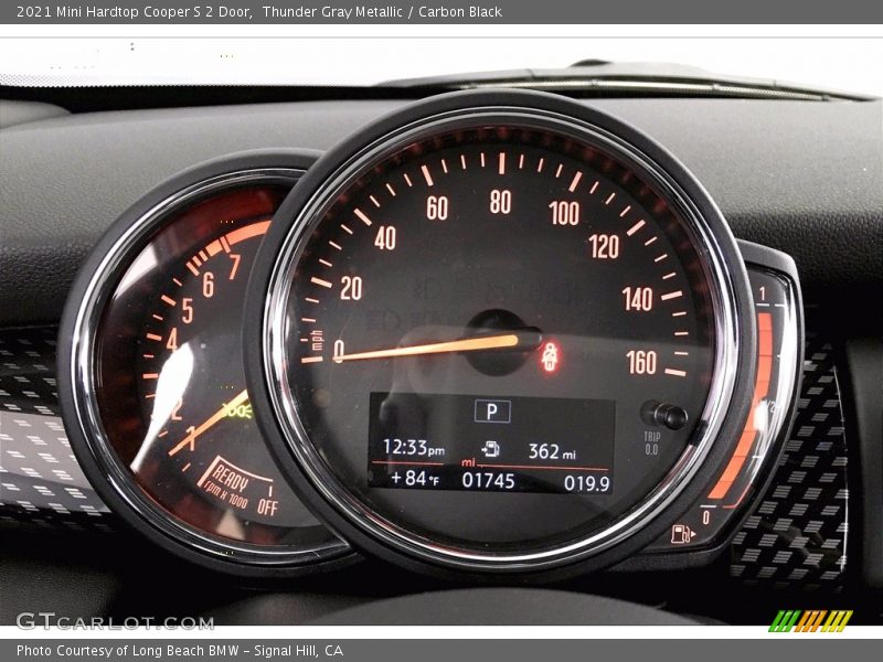 Thunder Gray Metallic / Carbon Black 2021 Mini Hardtop Cooper S 2 Door