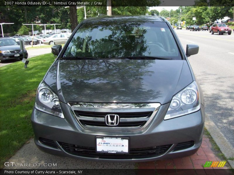Nimbus Gray Metallic / Gray 2007 Honda Odyssey EX-L