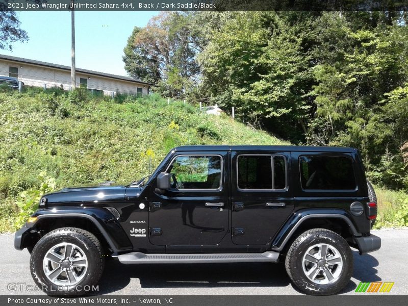 Black / Dark Saddle/Black 2021 Jeep Wrangler Unlimited Sahara 4x4