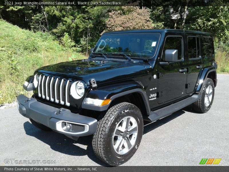 Black / Dark Saddle/Black 2021 Jeep Wrangler Unlimited Sahara 4x4