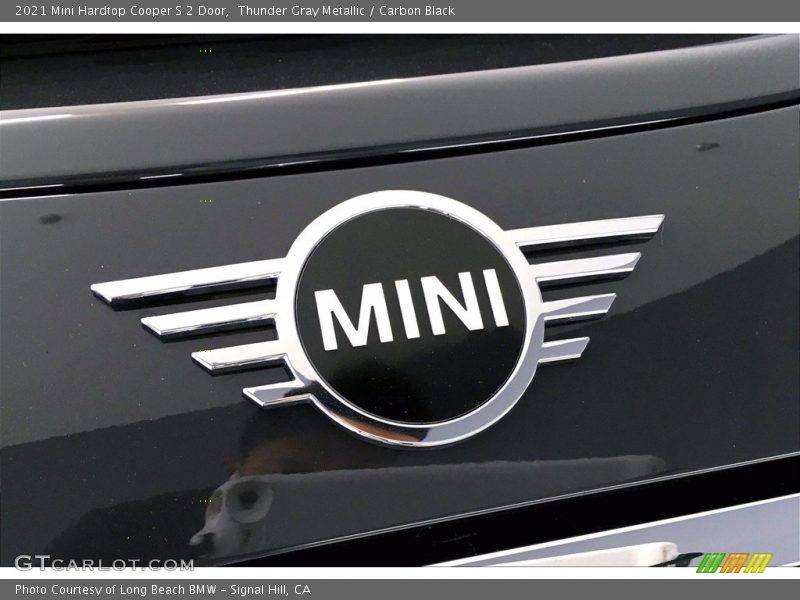 Thunder Gray Metallic / Carbon Black 2021 Mini Hardtop Cooper S 2 Door