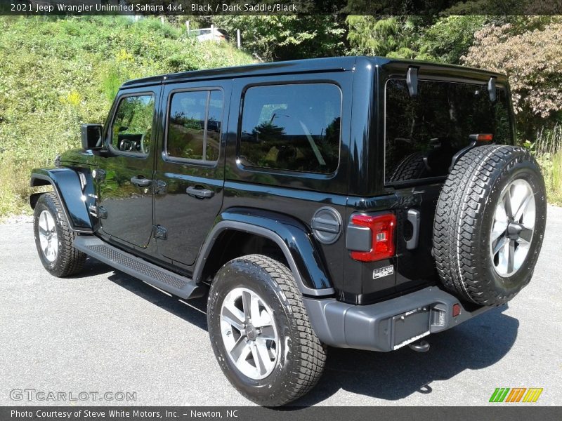 Black / Dark Saddle/Black 2021 Jeep Wrangler Unlimited Sahara 4x4