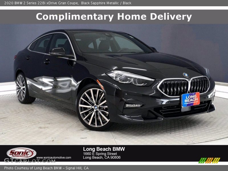 Black Sapphire Metallic / Black 2020 BMW 2 Series 228i xDrive Gran Coupe