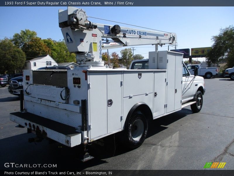  1993 F Super Duty Regular Cab Chassis Auto Crane White
