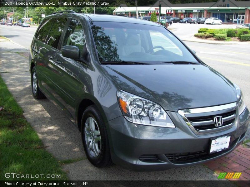 Nimbus Gray Metallic / Gray 2007 Honda Odyssey EX-L