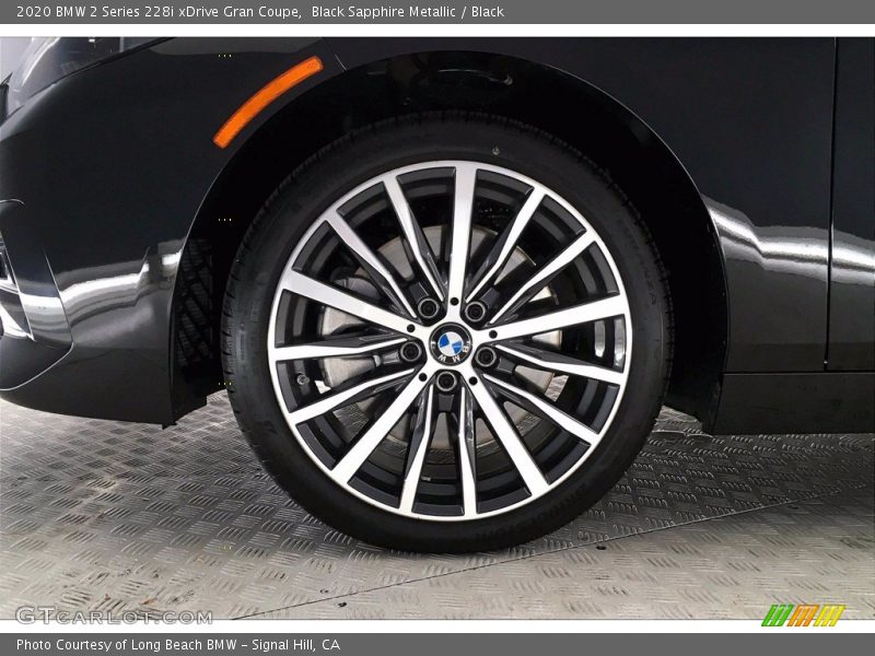 Black Sapphire Metallic / Black 2020 BMW 2 Series 228i xDrive Gran Coupe