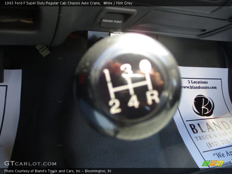  1993 F Super Duty Regular Cab Chassis Auto Crane 5 Speed Manual Shifter