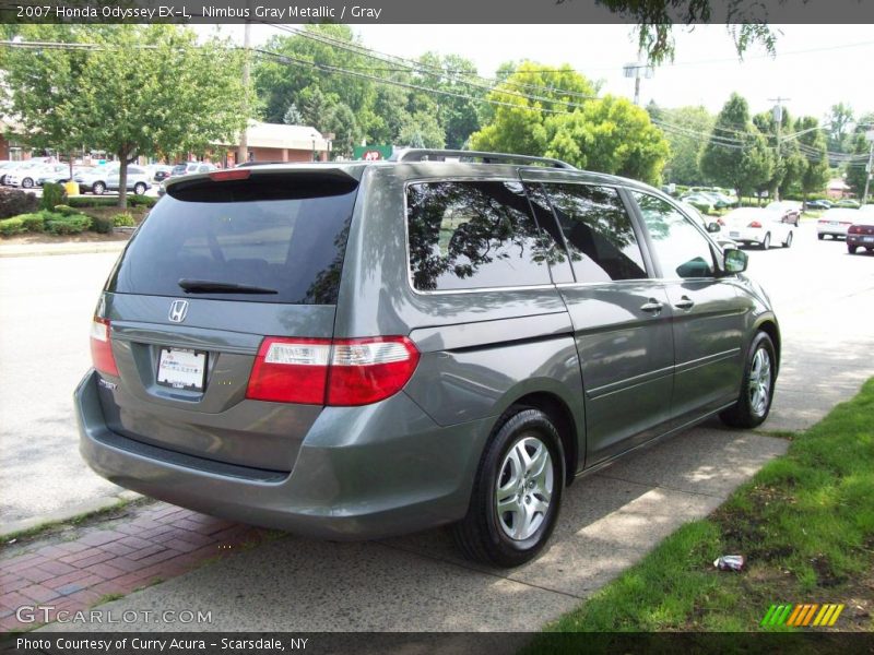 Nimbus Gray Metallic / Gray 2007 Honda Odyssey EX-L