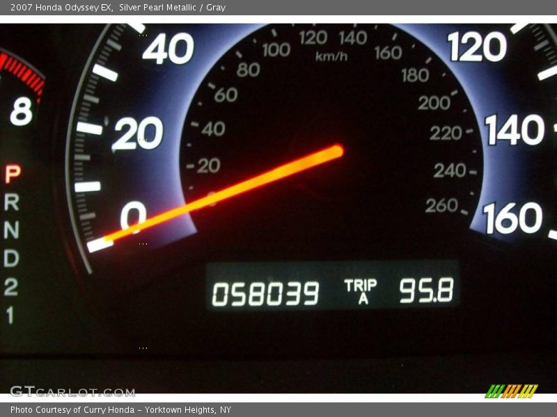 Silver Pearl Metallic / Gray 2007 Honda Odyssey EX