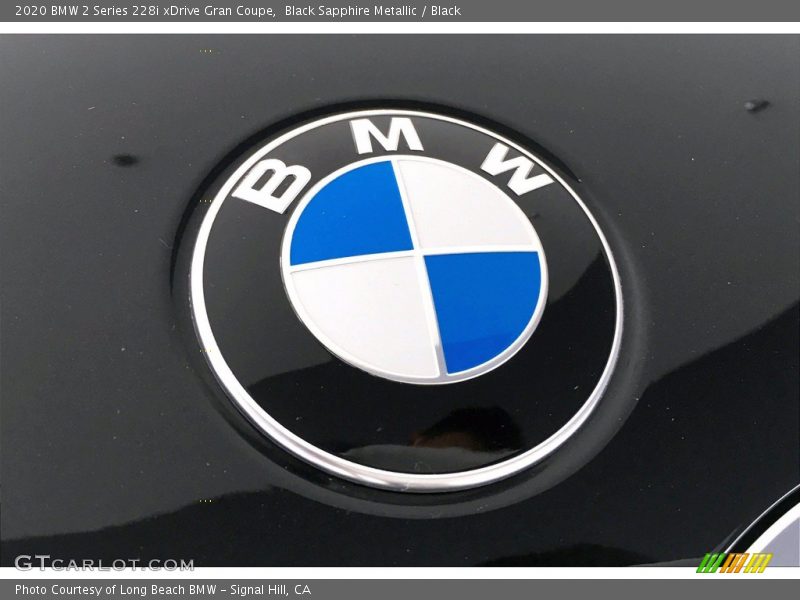 Black Sapphire Metallic / Black 2020 BMW 2 Series 228i xDrive Gran Coupe
