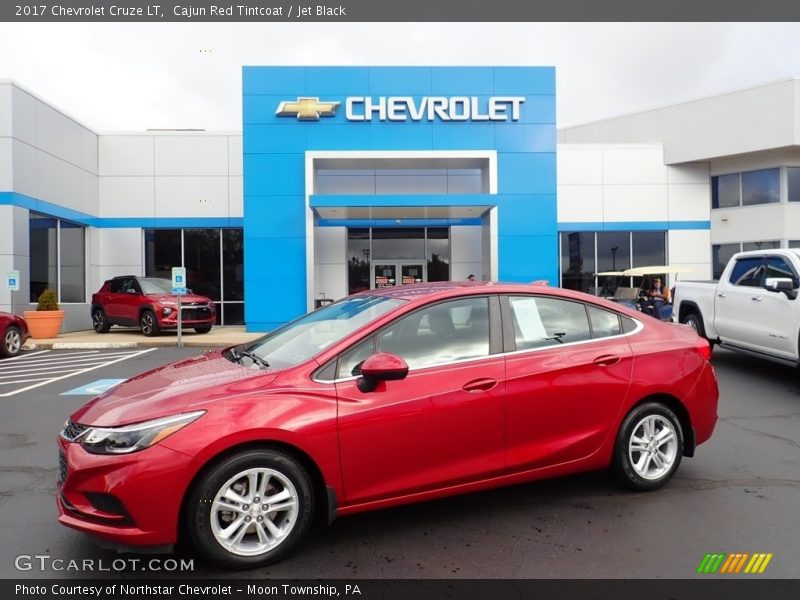 Cajun Red Tintcoat / Jet Black 2017 Chevrolet Cruze LT
