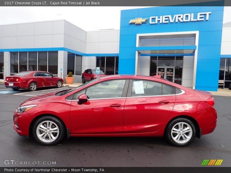 Cajun Red Tintcoat / Jet Black 2017 Chevrolet Cruze LT