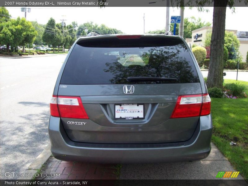 Nimbus Gray Metallic / Gray 2007 Honda Odyssey EX-L