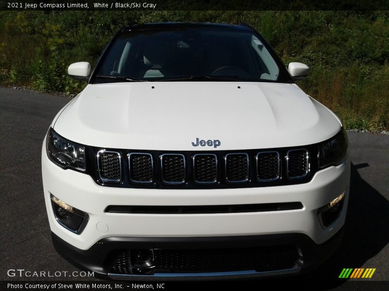 White / Black/Ski Gray 2021 Jeep Compass Limited