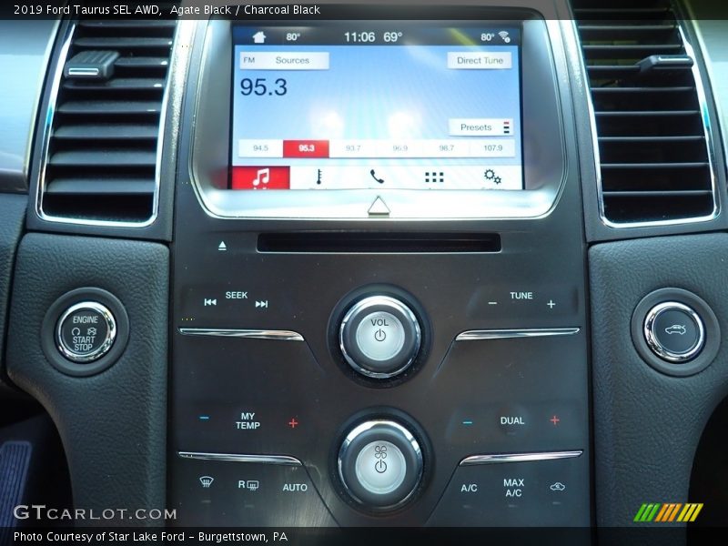 Agate Black / Charcoal Black 2019 Ford Taurus SEL AWD